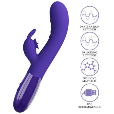 Pretty love - vibrador de coelho violeta cerberus youth pretty love youth caliente. Pt
