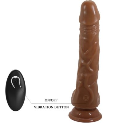 Baile - vibrador realístico com ventosa de controle remoto baile dildos caliente. Pt