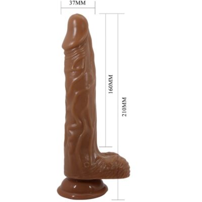 Baile - vibrador realístico com ventosa de controle remoto baile dildos caliente. Pt