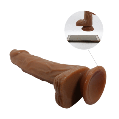 Baile - vibrador realístico com ventosa de controle remoto baile dildos caliente. Pt