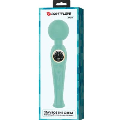 Pretty love - vibrador de varinha verde skyler pretty love led caliente. Pt
