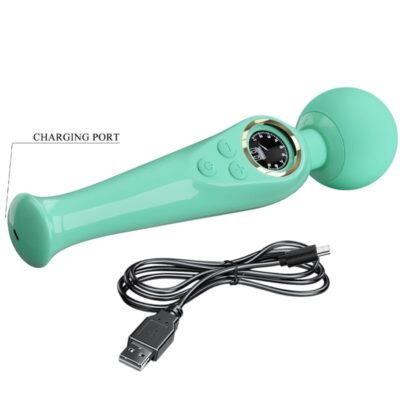 Pretty love - vibrador de varinha verde skyler pretty love led caliente. Pt