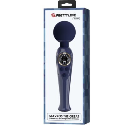Pretty love - varinha vibradora skyler azul pretty love led caliente. Pt