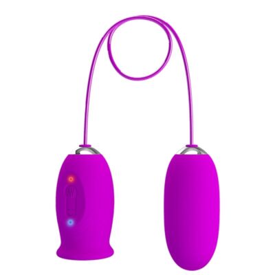 Alternative view of PRETTY LOVE - VIBRADOR RECARREGVEL DAISY DUAL EGG ROXO