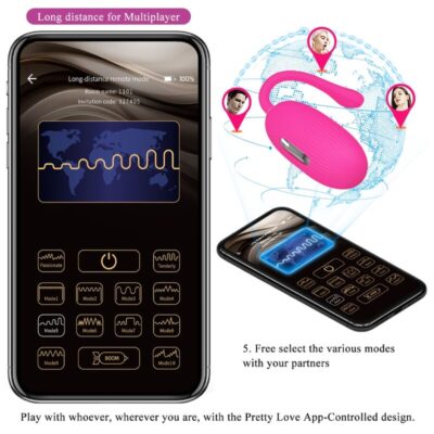 Pretty love - ovo vibratório recarregvel doreen magenta pretty love smart caliente. Pt