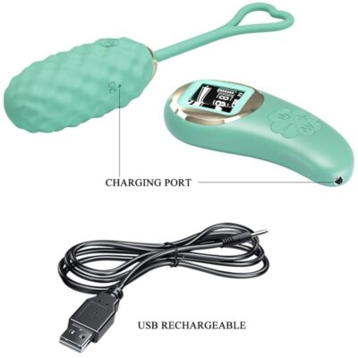 Pretty love - ovo vibratório de controle remoto vivian green pretty love led caliente. Pt