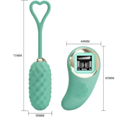 Pretty love - ovo vibratório de controle remoto vivian green pretty love led caliente. Pt