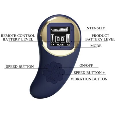 PRETTY LOVE - OVO VIBRATÓRIO DE CONTROLE REMOTO VIVIAN BLUE 15 Pretty love - ovo vibratório de controle remoto vivian blue pretty love led caliente. Pt