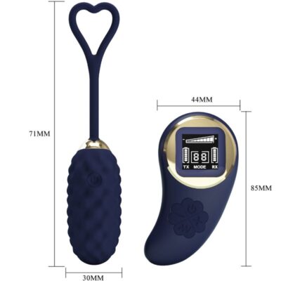 PRETTY LOVE - OVO VIBRATÓRIO DE CONTROLE REMOTO VIVIAN BLUE 13 Pretty love - ovo vibratório de controle remoto vivian blue pretty love led caliente. Pt