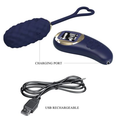 PRETTY LOVE - OVO VIBRATÓRIO DE CONTROLE REMOTO VIVIAN BLUE 16 Pretty love - ovo vibratório de controle remoto vivian blue pretty love led caliente. Pt