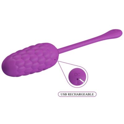 Pretty love - ovo vibrante com textura marinha recarregvel roxa pretty love smart caliente. Pt