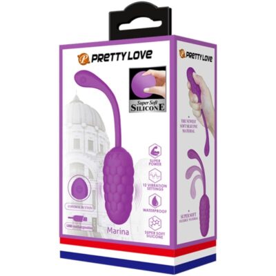 Pretty love - ovo vibrante com textura marinha recarregvel roxa pretty love smart caliente. Pt