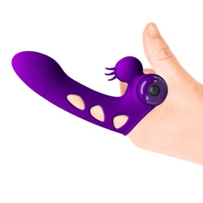 Pretty love - capa de dedo vibrador roxo orlando pretty love male caliente. Pt