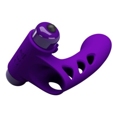 Pretty love - capa de dedo vibrador roxo orlando pretty love male caliente. Pt