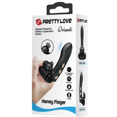 Pretty love - capa de dedo vibrador preto orlando pretty love male caliente. Pt