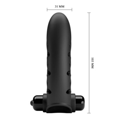 Pretty love - capa de dedo vibrador de coelho preto vance pretty love male caliente. Pt