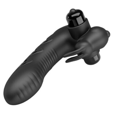 Alternative view of PRETTY LOVE - CAPA DE DEDO VIBRADOR DE COELHO PRETO VANCE