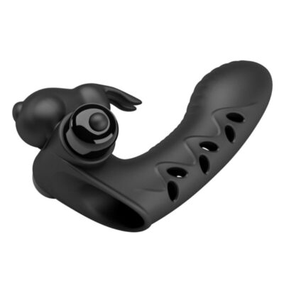 Pretty love - capa de dedo vibrador de coelho preto vance pretty love male caliente. Pt