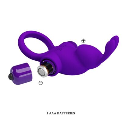 Pretty love - anel vibrador i coelho para pênis roxo pretty love male caliente. Pt
