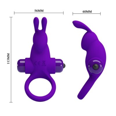 Pretty love - anel vibrador i coelho para pênis roxo pretty love male caliente. Pt