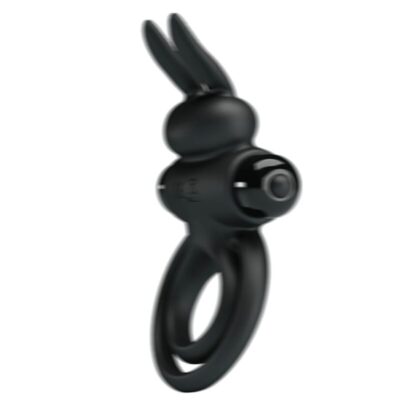 Pretty love - vibrador iii anel de coelho para pênis preto pretty love male caliente. Pt