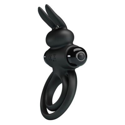Pretty love - vibrador iii anel de coelho para pênis preto pretty love male caliente. Pt