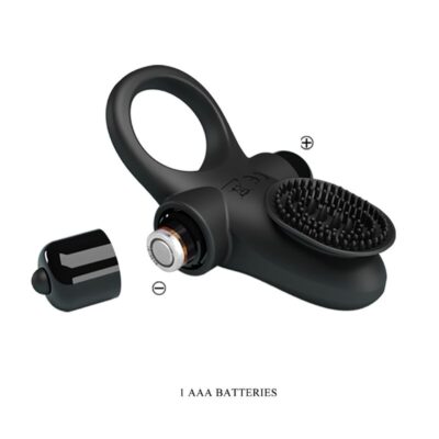 Pretty love - anel vibrador ii para o pênis preto pretty love male caliente. Pt