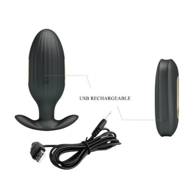 PRETTY LOVE - VIBRADOR RECARREGVEL ANAL KELLY PLUG PRETO 20 Pretty love - vibrador recarregvel anal kelly plug preto pretty love bottom caliente. Pt