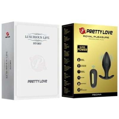 PRETTY LOVE - VIBRADOR RECARREGVEL REGINA ANAL PLUG PRETO 22 Pretty love - vibrador recarregvel regina anal plug preto - image 11