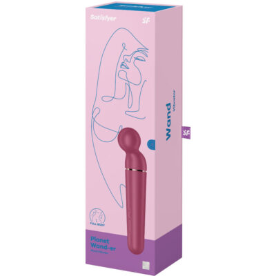 Satisfyer - planeta wand-er vibrador massager berry satisfyer wand caliente. Pt
