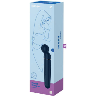 Satisfyer - massager vibrador planet wand-er azul satisfyer wand caliente. Pt