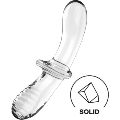 Satisfyer - dildo de cristal duplo transparente satisfyer crystal caliente. Pt