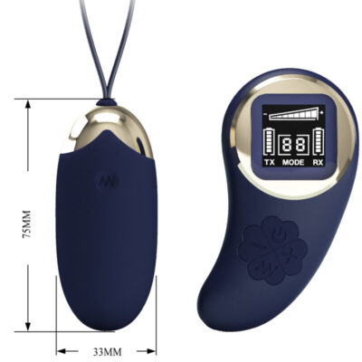 Pretty love - ovo vibrante mina controle remoto azul pretty love led caliente. Pt