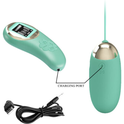 Pretty love - mina de ovos vibrantes de controle remoto verde pretty love led caliente. Pt