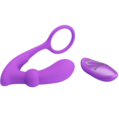 Pretty love - anel anal e vibrador warren violet pretty love bottom caliente. Pt