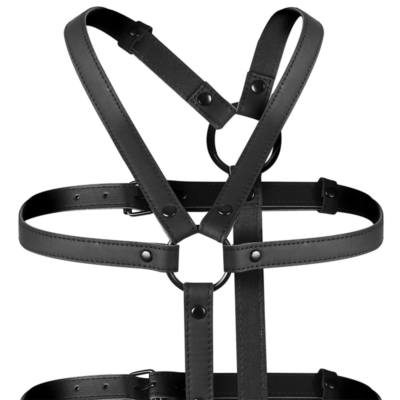 Fetish submissive bondage - arnês ajustável torso e braços fetish submissive bondage caliente. Pt