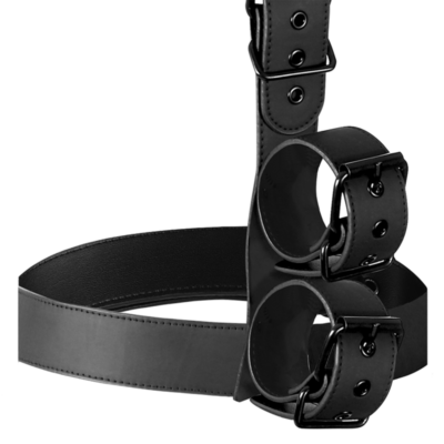 FETISH SUBMISSIVE BONDAGE - CONJUNTO DE RESTRAINT CORPORAL DE COLAR E PULSO 12 Fetish submissive bondage - conjunto de restraint corporal de colar e pulso fetish submissive bondage caliente. Pt