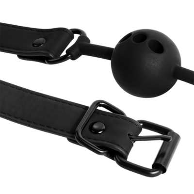 Fetish submissive bondage - mordaça de bola de silicone respirável fetish submissive bondage caliente. Pt