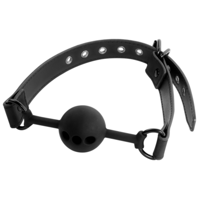 Fetish submissive bondage - mordaça de bola de silicone respirável fetish submissive bondage caliente. Pt