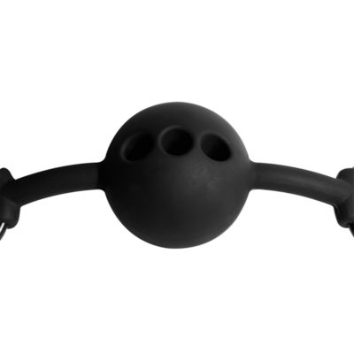 Fetish submissive bondage - mordaça de bola de silicone respirável fetish submissive bondage caliente. Pt
