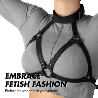 Fetish submissive bondage - arnês de peito ajustável fetish submissive bondage caliente. Pt