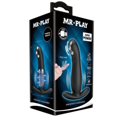 MR PLAY - MASSAGEADOR DE PRÓSTATA PRETO RECARREGVEL 17 Mr play - massageador de próstata preto recarregvel mr play caliente. Pt