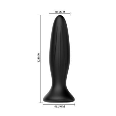 Mr play - plug anal vibrador preto recarregvel mr play caliente. Pt