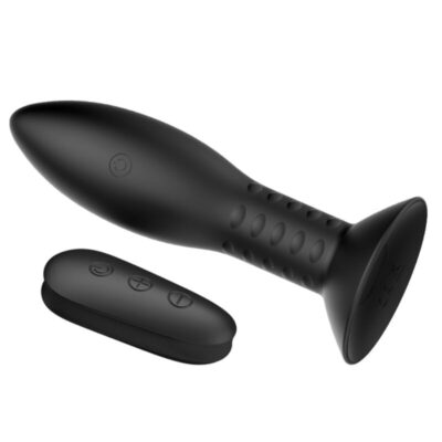 Mr play - plug com controle remoto de bolas rotativas pretas mr play caliente. Pt