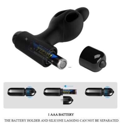 Mr play - plug anal de silicone com vibrao mr play caliente. Pt