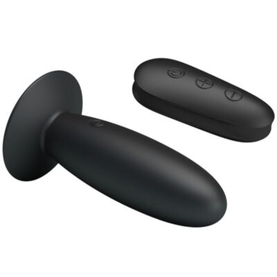 Mr play - plug anal com controle remoto vibrao preto mr play caliente. Pt