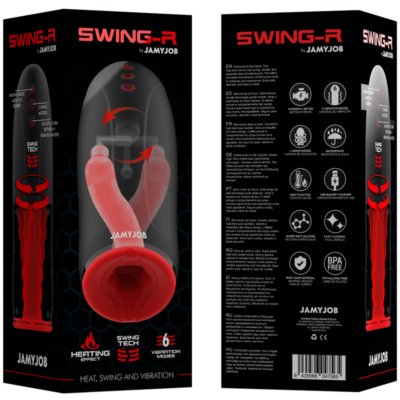 Jamyjob - efeito de aquecimento swing-r, tecnologia de swing e masturbador de vibrao jamyjob caliente. Pt