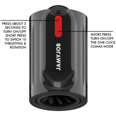 Jamyjob - vortex thrusting e 360 rotate tech turbo mode masturbator jamyjob caliente. Pt