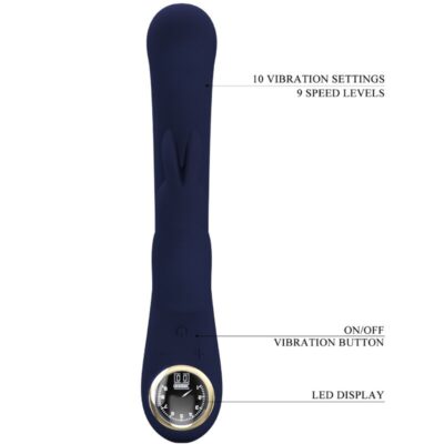 Pretty love - vibrador de coelho lamar e ponto g azul pretty love led caliente. Pt