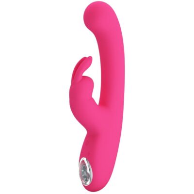 Pretty love - vibrador de coelho lamar e ponto g rosa pretty love led caliente. Pt